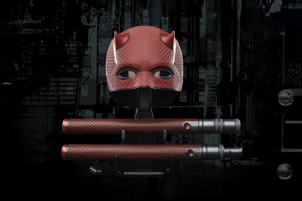 Daredevil Born Again matraque et masque premium